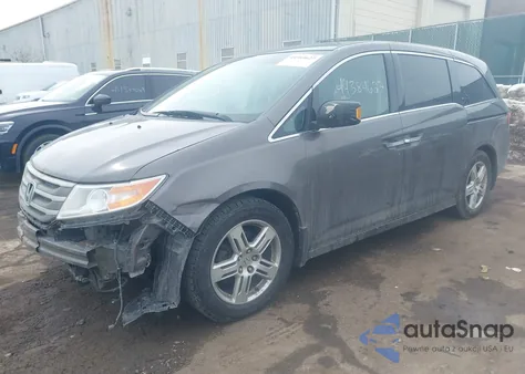 2012 Honda Odyssey Touring/Touring Elite из США, поврежденный, VIN 5FNRL5H9XCB011379